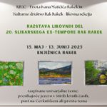 Razstava likovnih del 20. slikarskega EX-tempore Rak Rakek