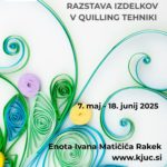 Branka Švajger - razstava v quilling tehniki