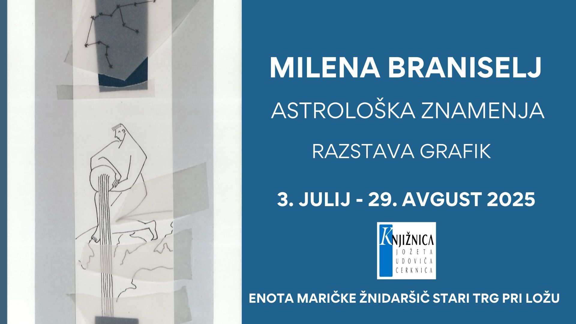 Milena Braniselj: Astrološka znamenja - razstava grafik