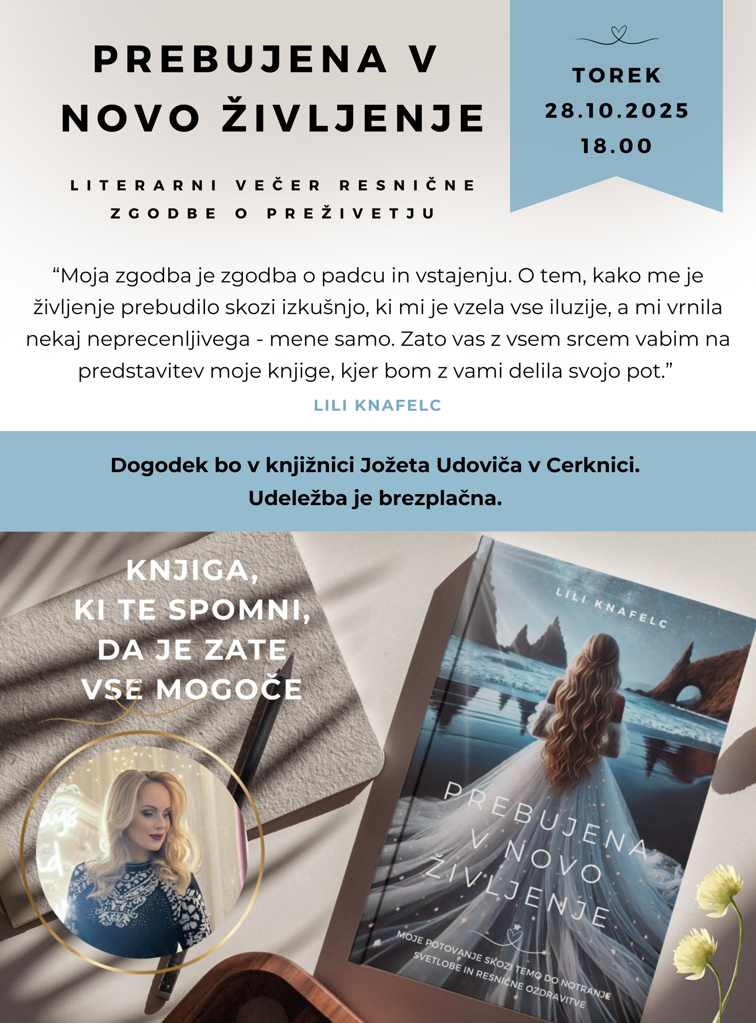Lili Knafelc: Prebujena v novo življenje