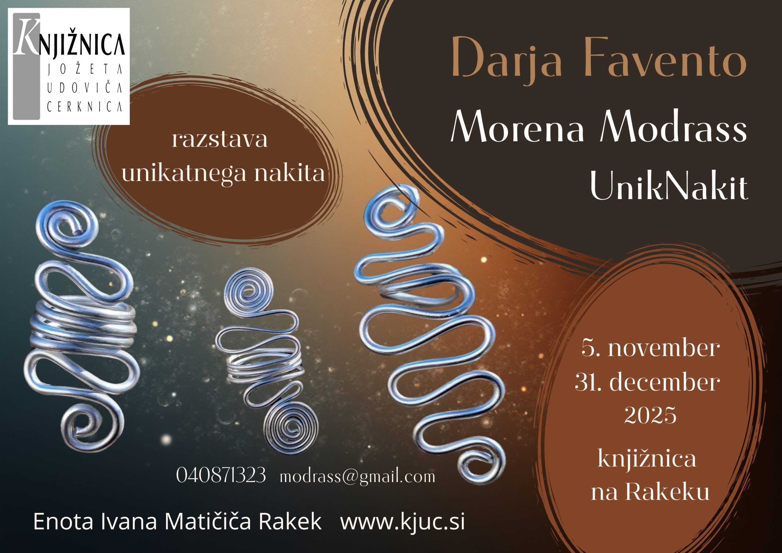 Darja Favento – Morena Modrass UnikNakit - razstava unikatnega nakita
