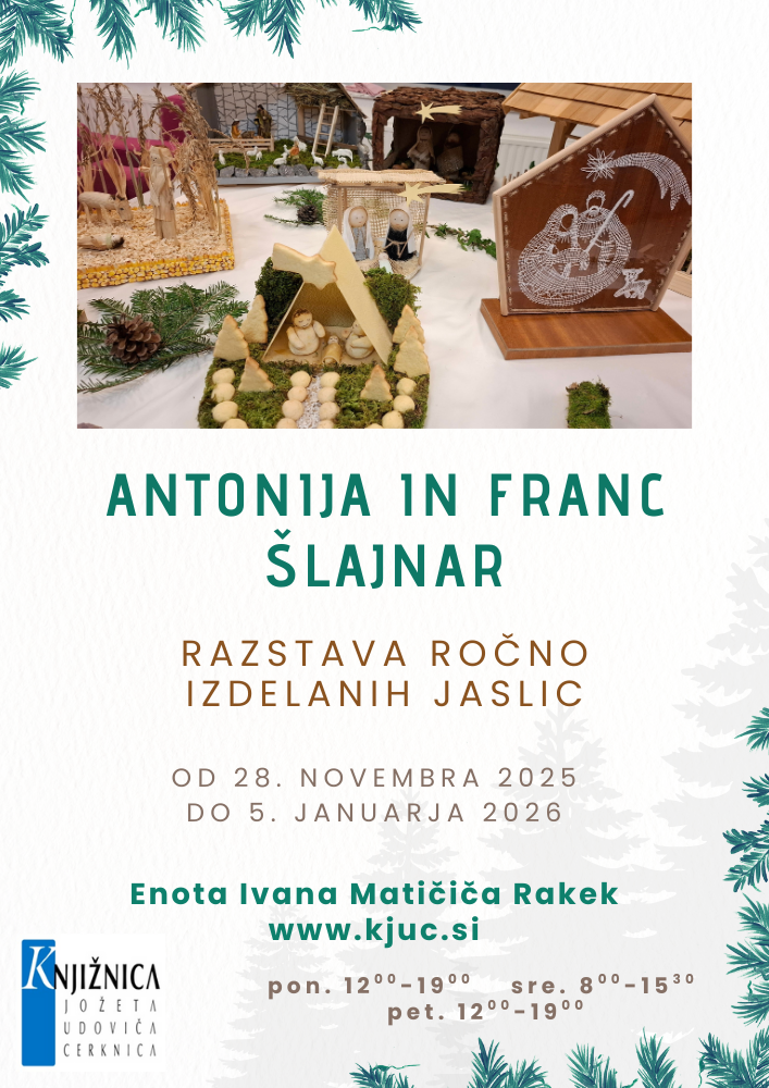 Antonija in Franc Šlajnar - razstava ročno izdelanih jaslic