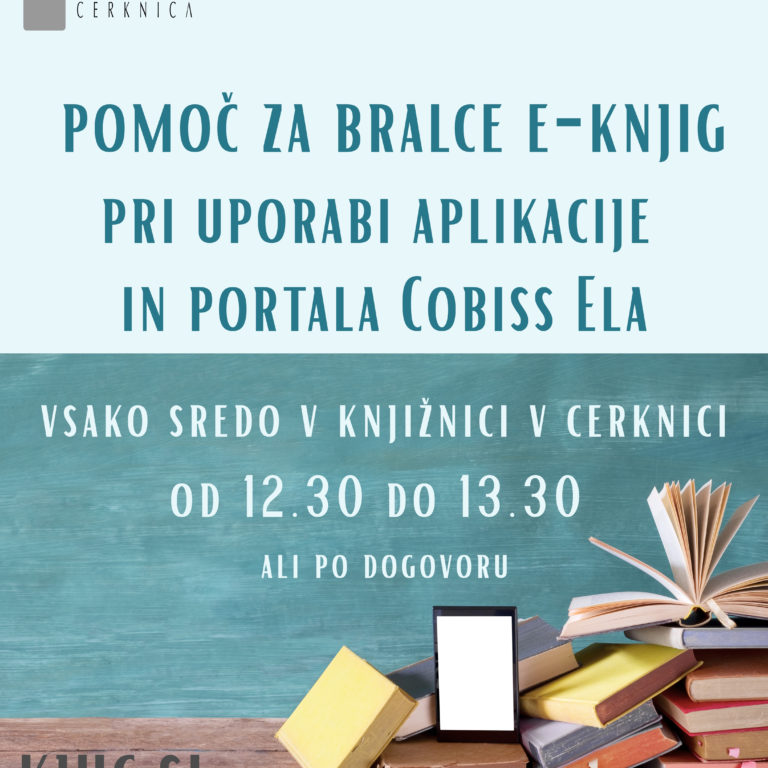 Pomoč za bralce e-knjig