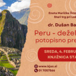 Dušan Baraga: Peru – dežela Inkov – potopisno predavanje