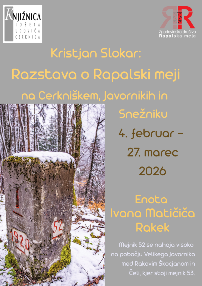 Kristjan Slokar - Razstava o Rapalski meji