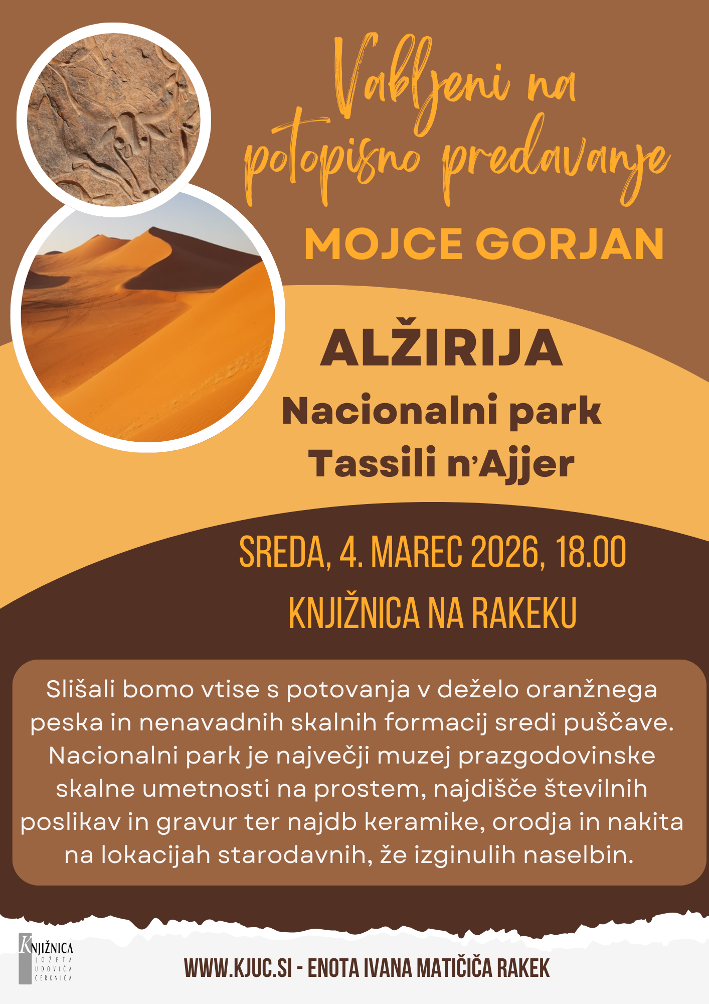 Potopisno predavanje Mojce Gorjan - Alžirija