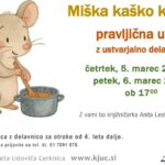 Miška kaško kuhala - pravljična ura z ustvarjalno delavnico
