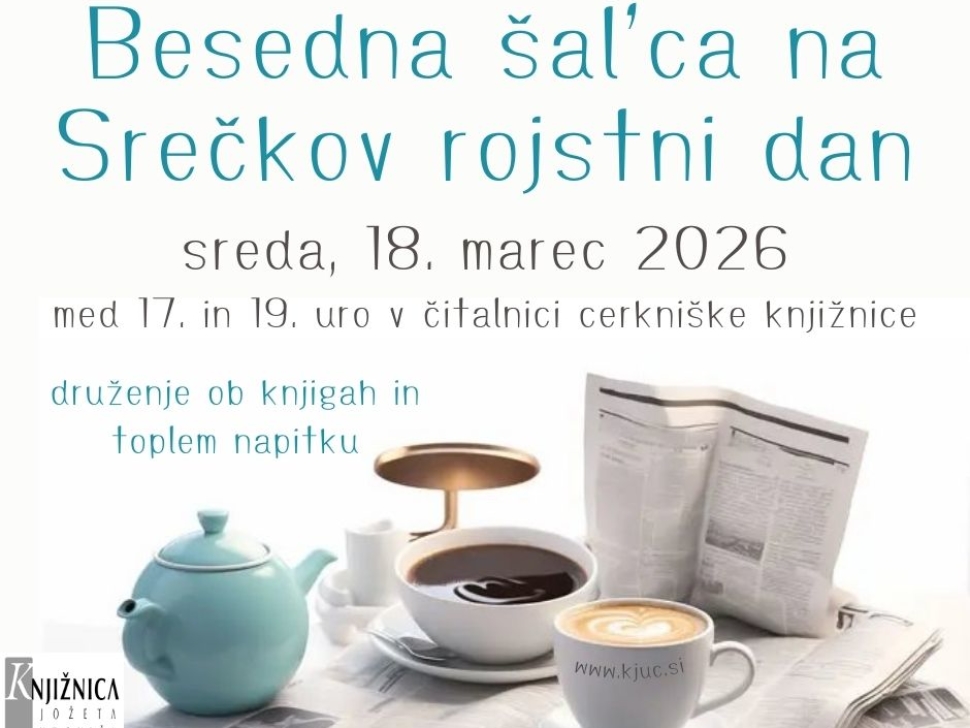 Druženje ob knjigah in toplem napitku