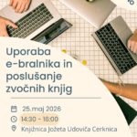 Uporaba e-bralnika in poslušanje zvočnih knjig
