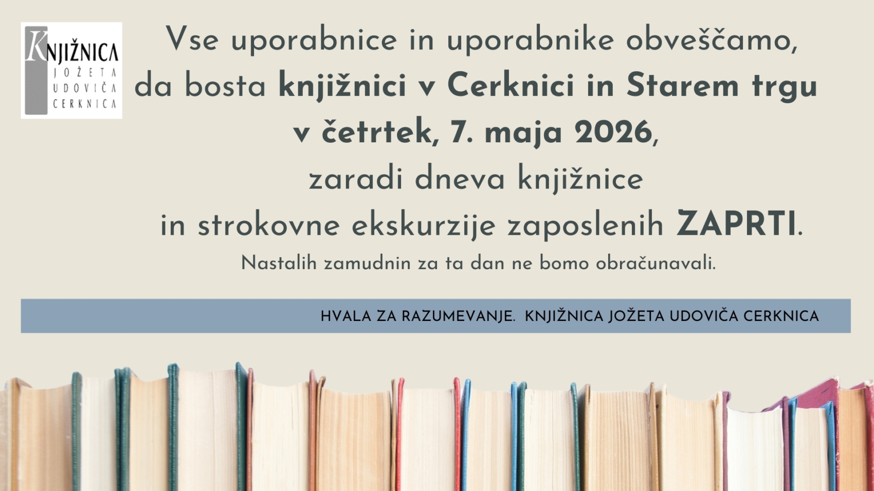 Dan knjižnice maj 2026