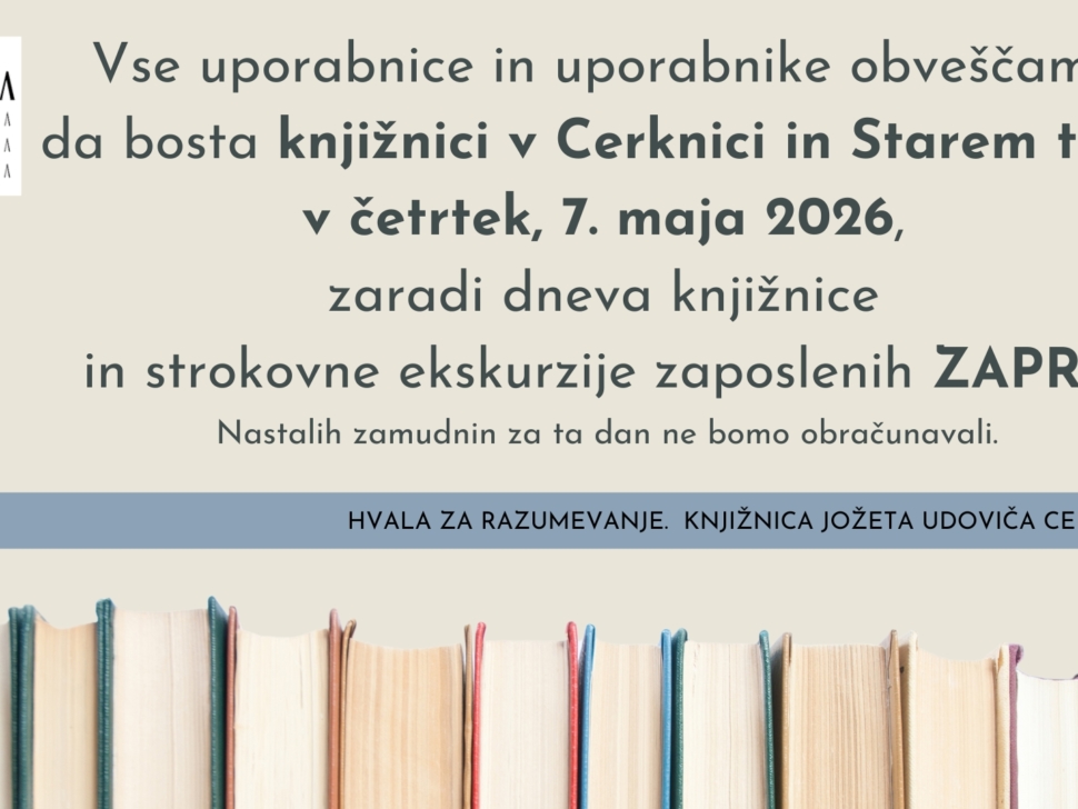Dan knjižnice maj 2026