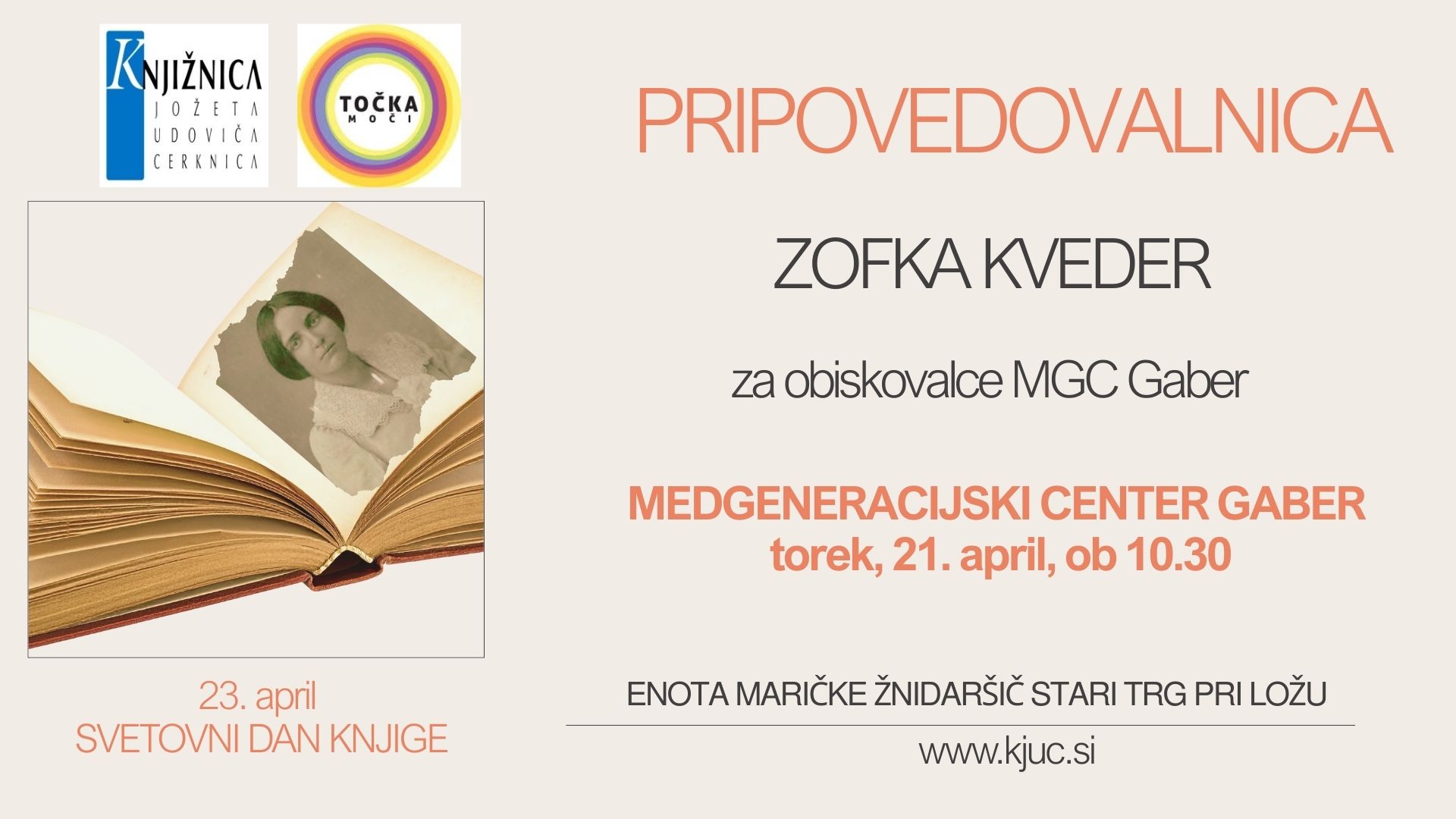 Pripovedovalnica – Zofka Kveder