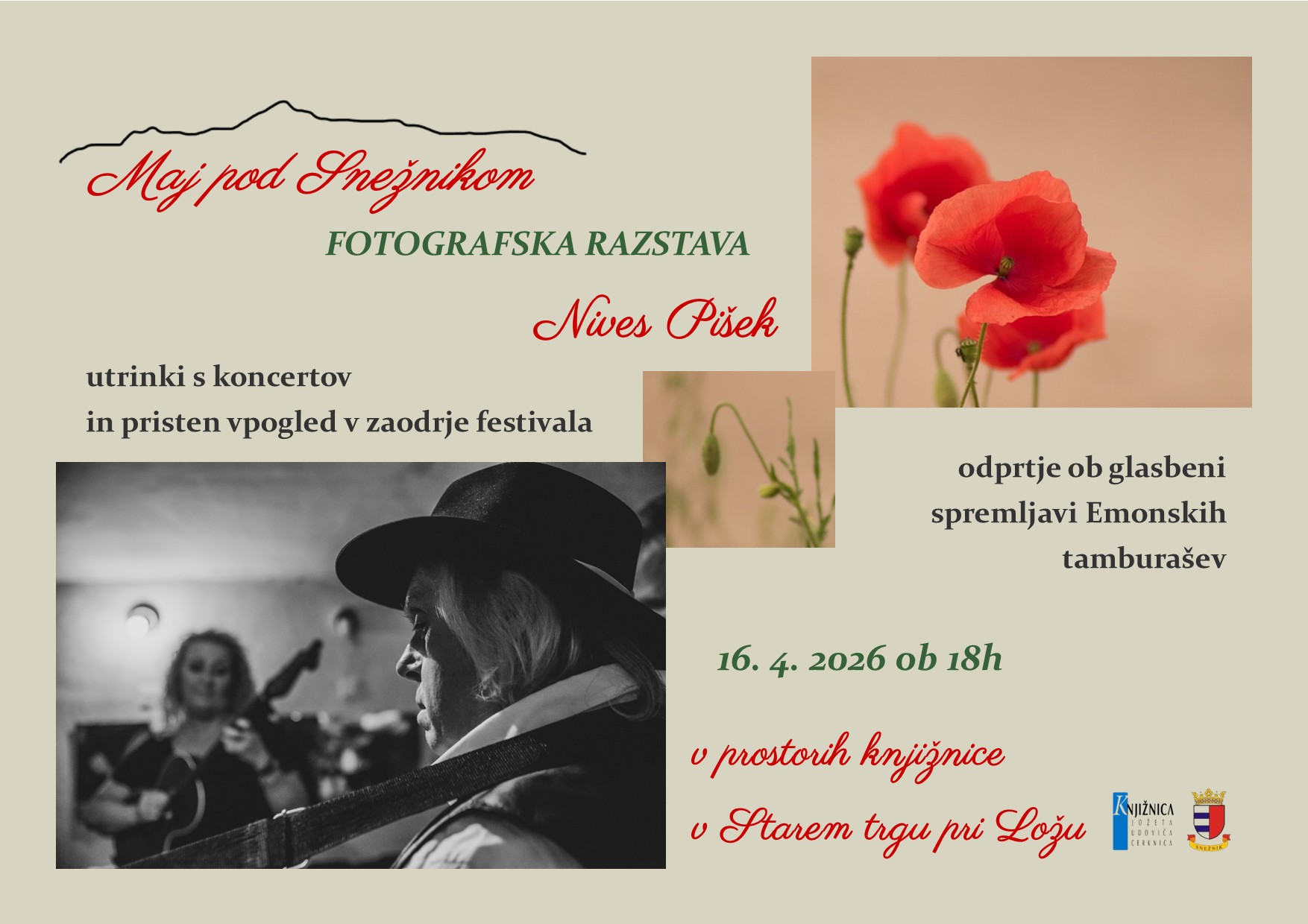 Nives Pišek: Maj pod Snežnikom - odprtje fotografske razstave