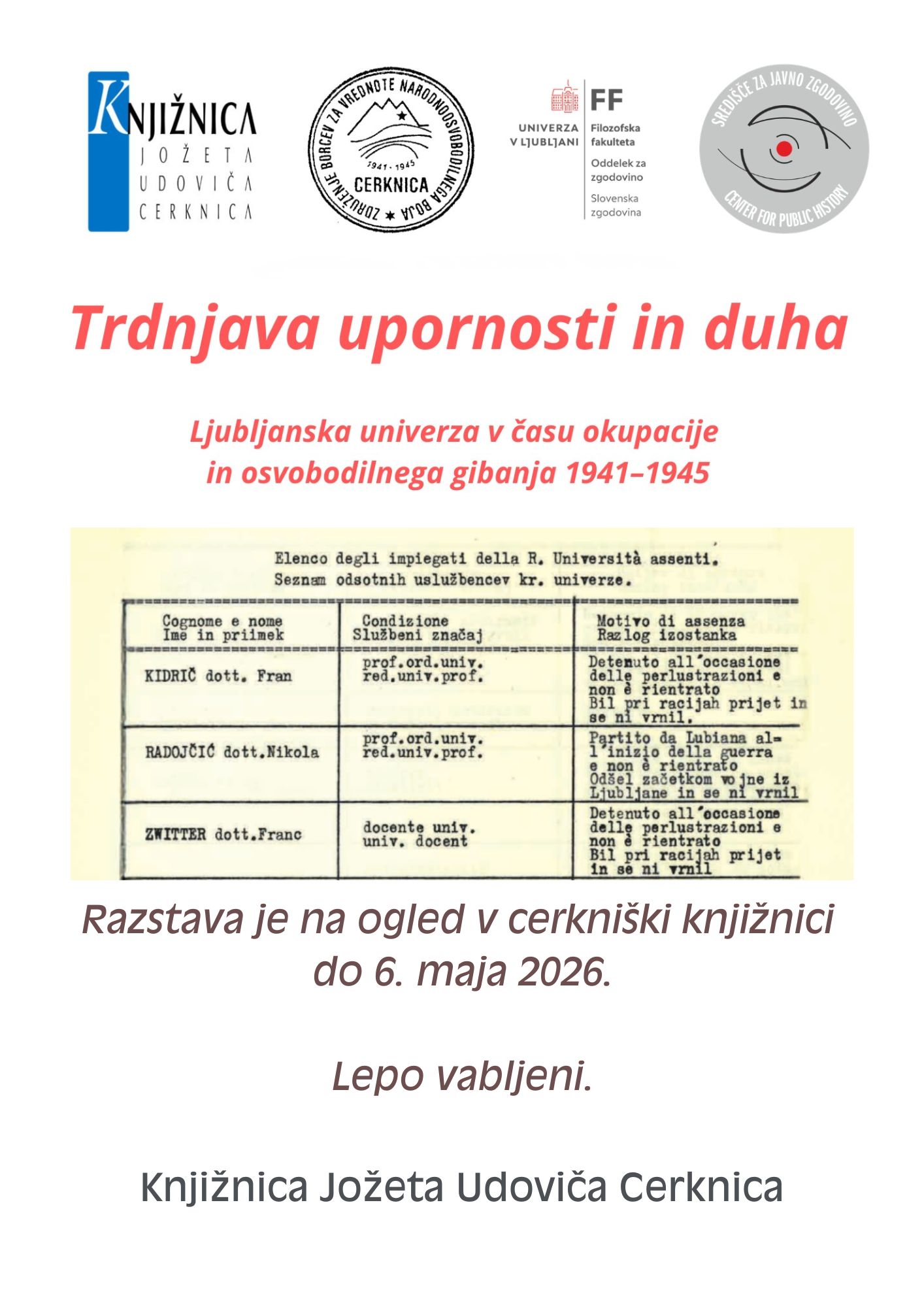 Univerza v Ljubljani v času druge svetovne vojne