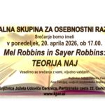 Srečanje Bralne skupine za osebnostni razvoj