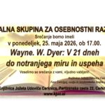 Srečanje Bralne skupine za osebnostni razvoj