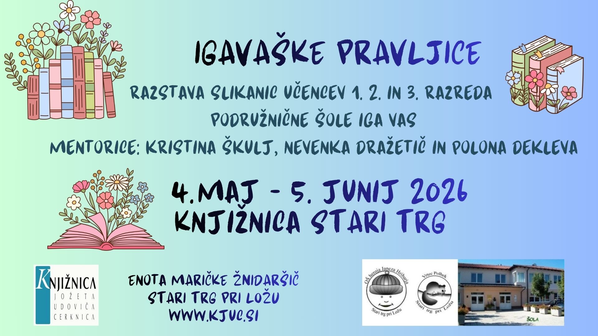 Igavaške pravljice - razstava slikanic učencev 1., 2. in 3. razreda