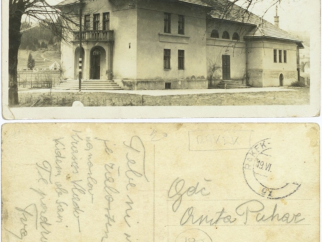 Logatec, Sokolski dom v Gorenjem Logatcu, natisnjena med 1929 in 1940
