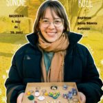 Lucija Iskra: Moje sončne rože - razstava unikatnih izdelkov iz fimo mase in akvarelov