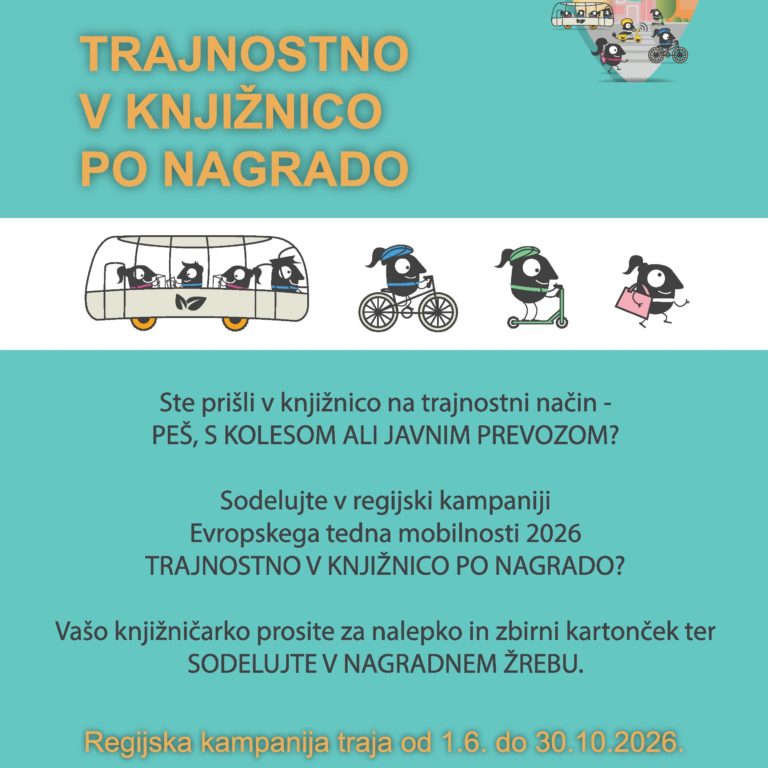Trajnostno v knjižnico