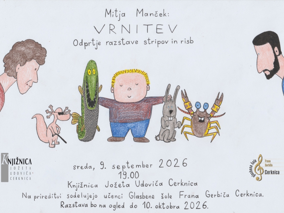 Vrnitev Mitja Manček odprtje razstave