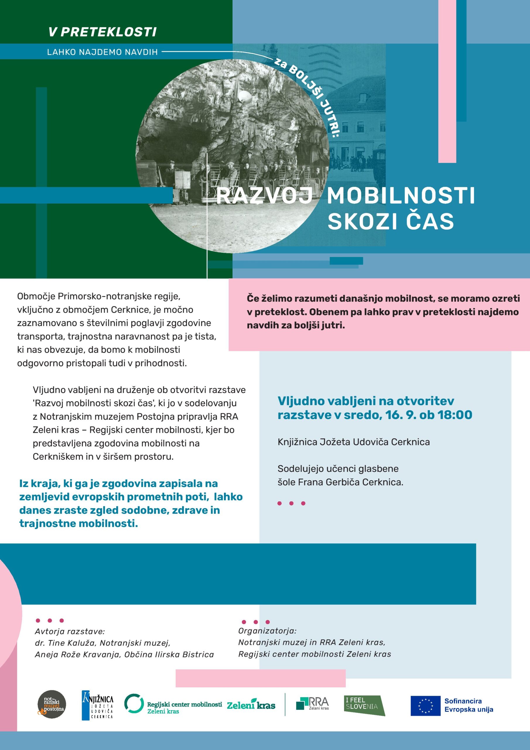 Razvoj mobilnosti skozi čas - odprtje razstave