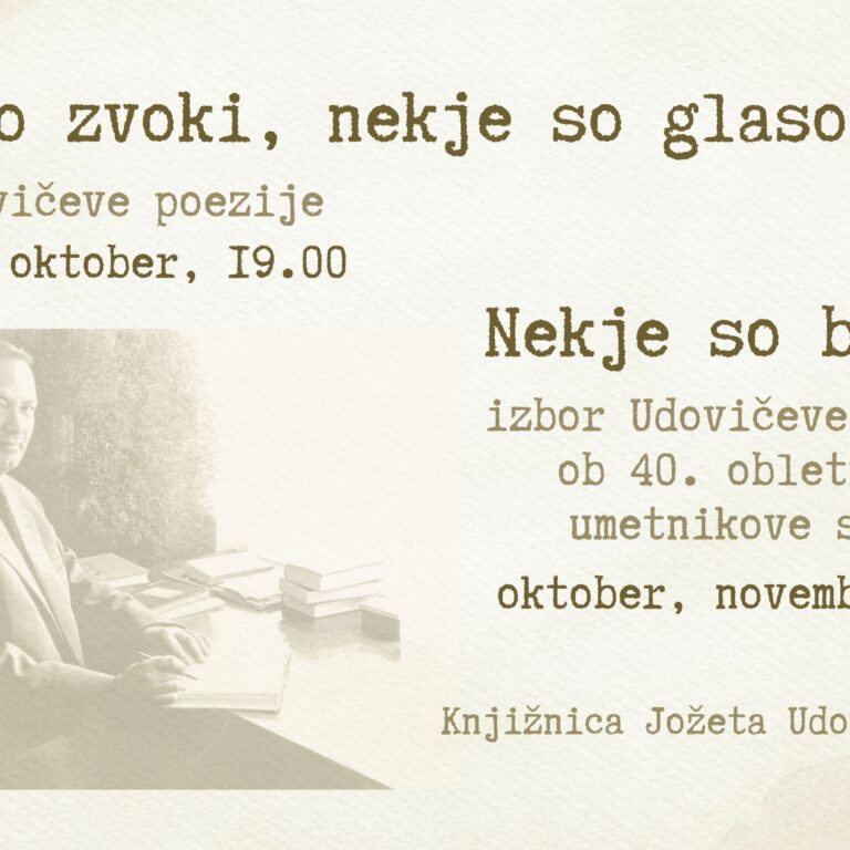 Oktober 2026 – zbirnik dogodkov