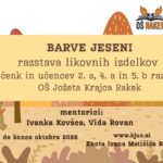 Barve jeseni - razstava likovnih izdelkov