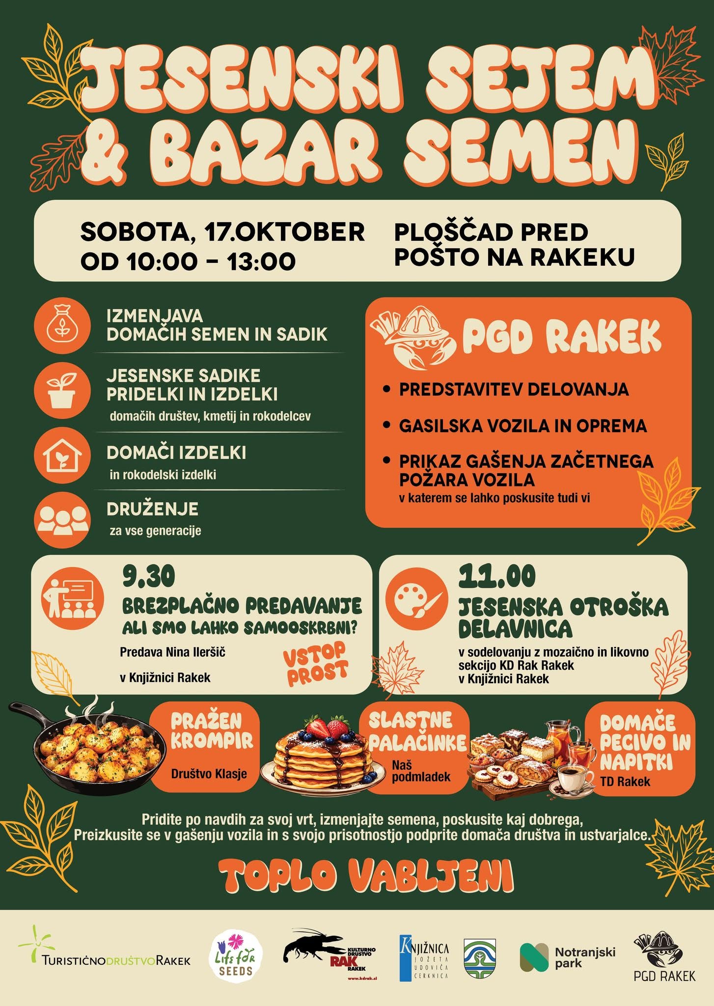 Jesenski sejem in bazar semen