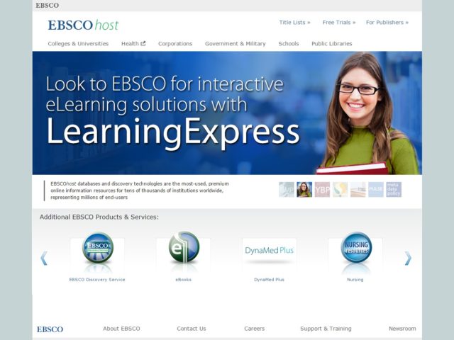 EBSCOhost &#8211; zbirka polnih besedil člankov EBSCOhost