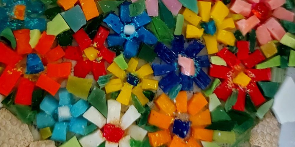 Mini mozaiki – razstavljajo člani mozaične sekcije  KD Rak Rakek