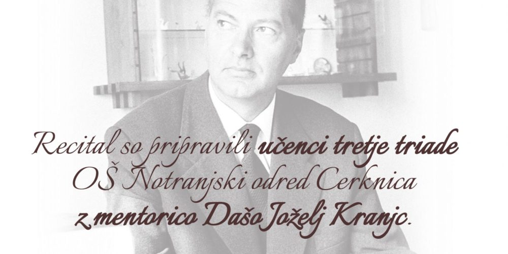 Prečuden cvet – recital o Jožetu Udoviču