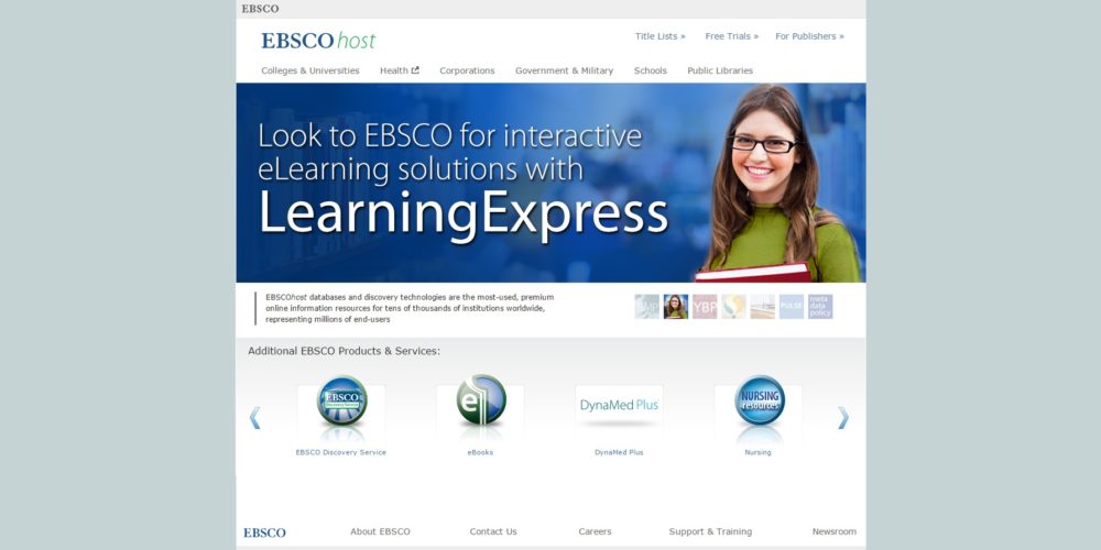 EBSCOhost – zbirka polnih besedil člankov EBSCOhost