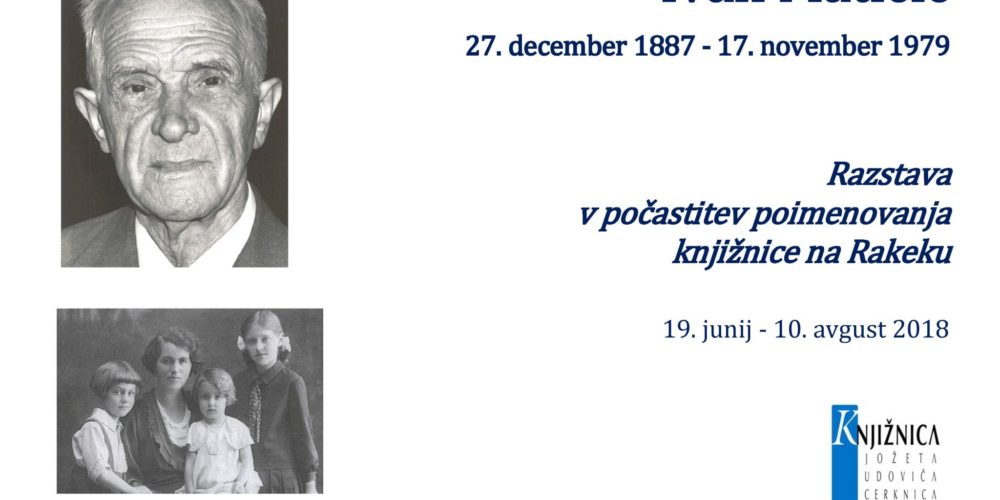 Ivan Matičič – razstava v počastitev poimenovanja  knjižnice na Rakeku