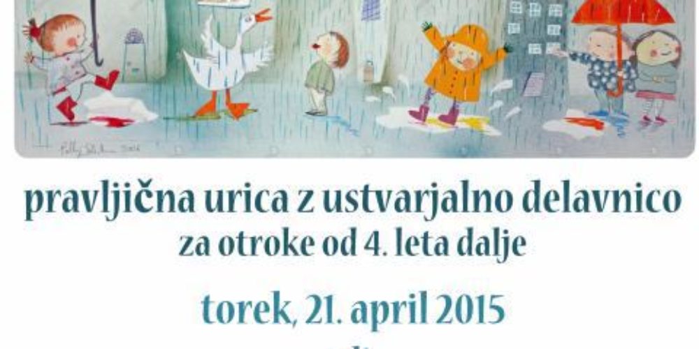 Špancir po lužah – pravljična urica z ustvarjalno delavnico za otroke od 4. leta dalje