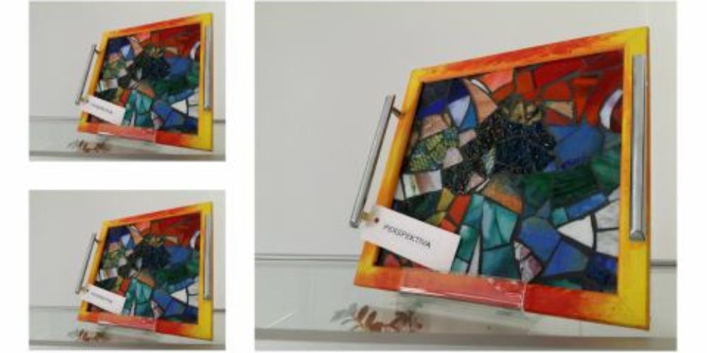 Lidija Leskovšek: Razstava dekorativnih pladnjev – mozaikov iz stekla