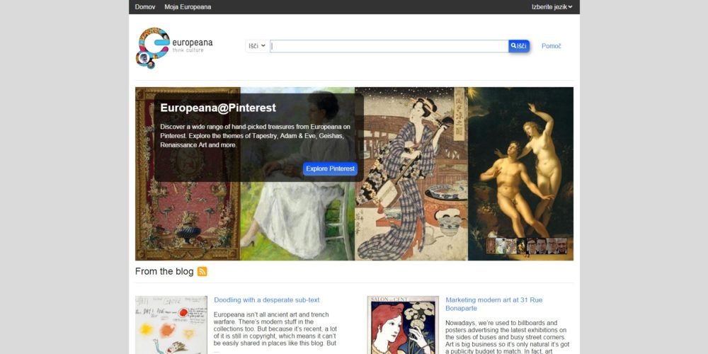 Europeana – Evropska digitalna knjižnica