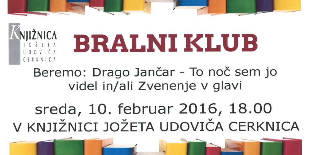 Bralni klub: Drago Jančar