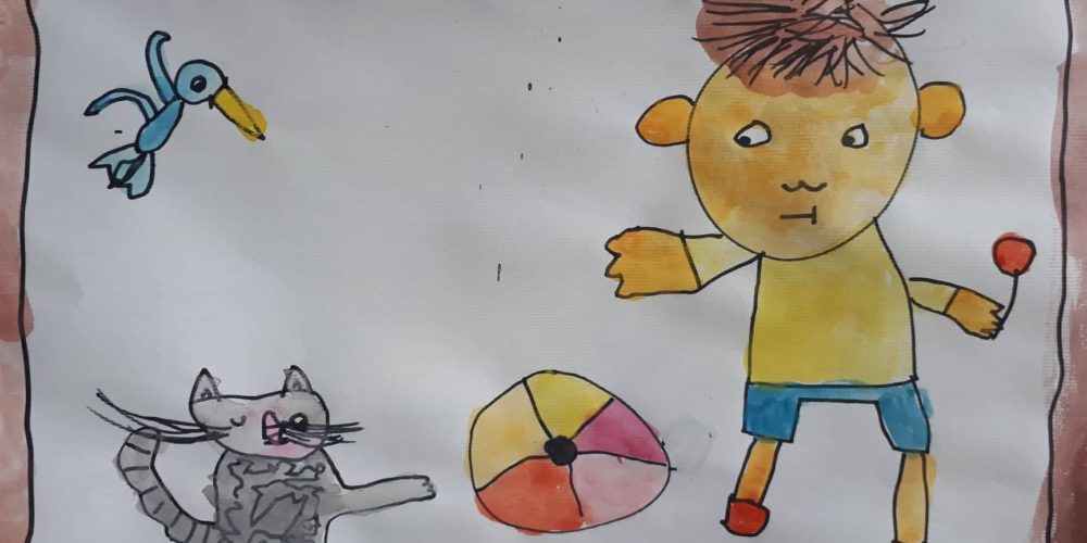 Pedenjped skozi ustvarjalne oči otrok iz Vrtca Martin Krpan Cerknica
