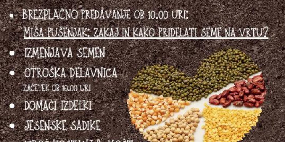 Jesenski sejem in bazar semen