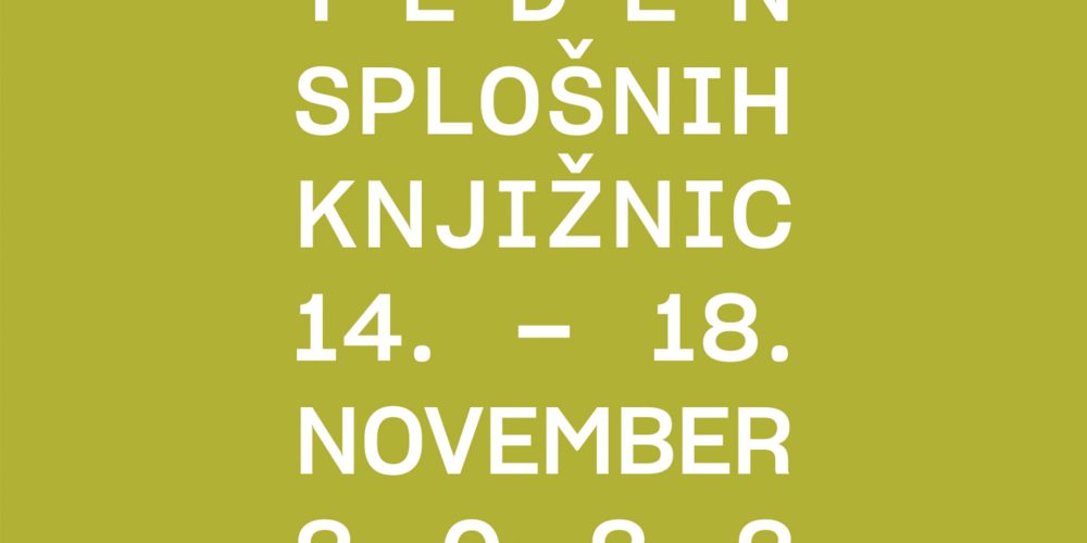Teden splošnih knjižnic – Izvolite (v) knjižnico