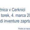 Inventura v Cerknici