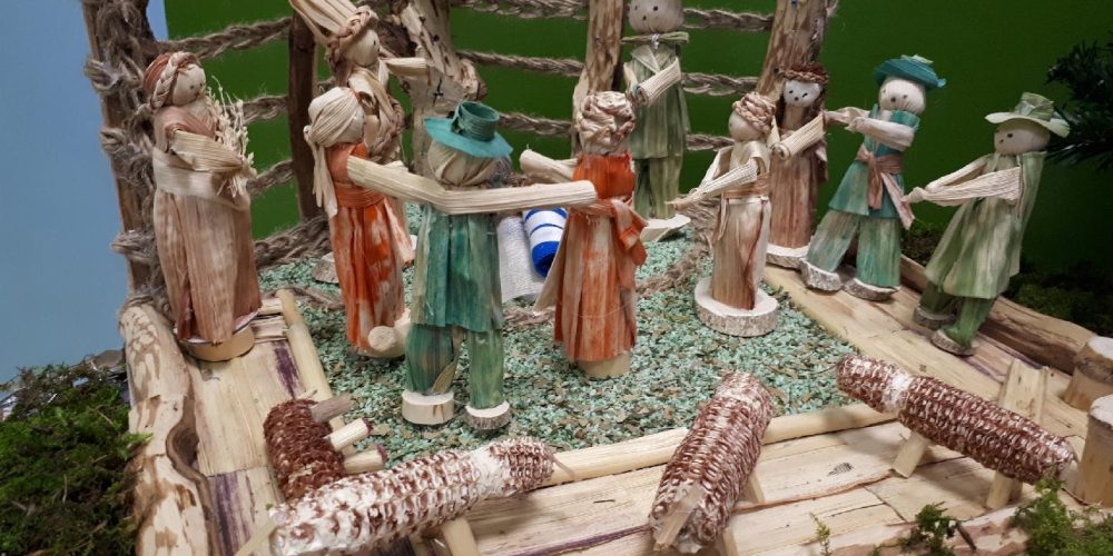 Razstava ročno izdelanih jaslic – Klasje Društvo žena in deklet na podeželju Cerknica