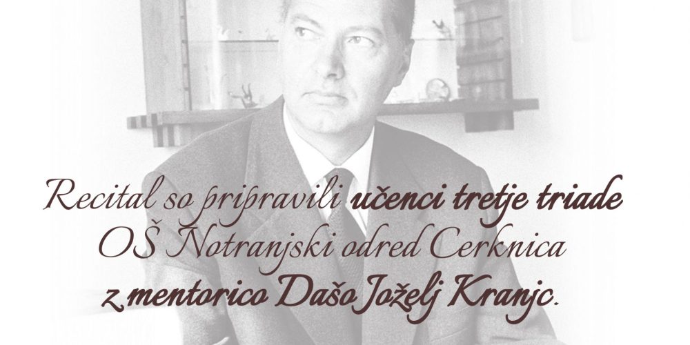 Prečuden cvet – recital o Jožetu Udoviču