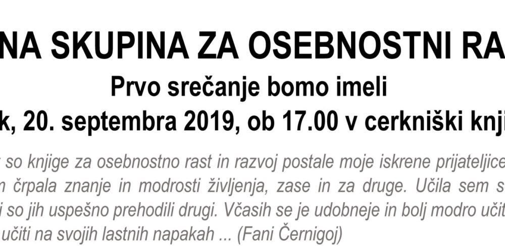 Bralna skupina za osebnostni razvoj