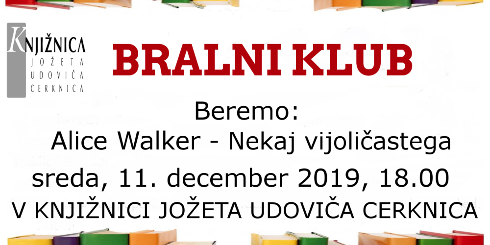 Bralni klub: Alice Walker – Nekaj vijoličastega
