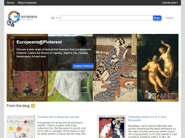 Europeana – Evropska digitalna knjižnica