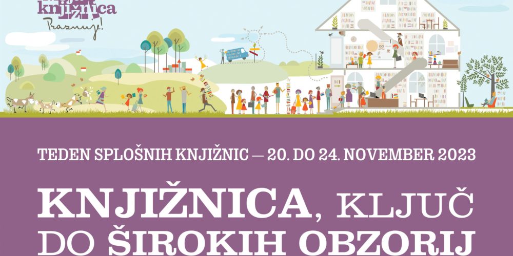 Brezplačen vpis v knjižnico ob Tednu splošnih knjižnic