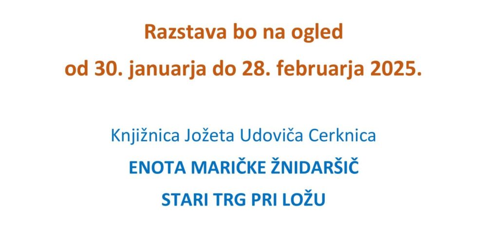 Fotografska razstava Slovenskega društva Hospic