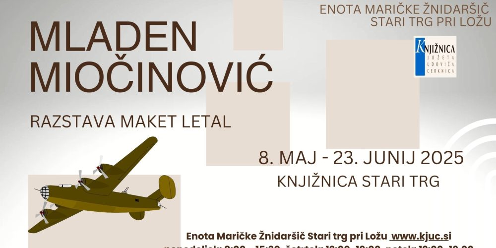 Mladen Miočinović: Makete letal